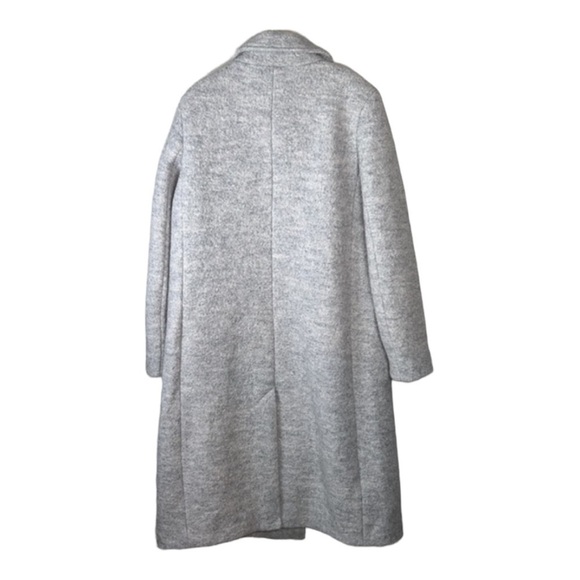 Andrew Marc Geller Assymetrical Long Coat Size M In Ivory - Picture 6 of 16